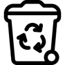 Romun kierrätys -ikoni